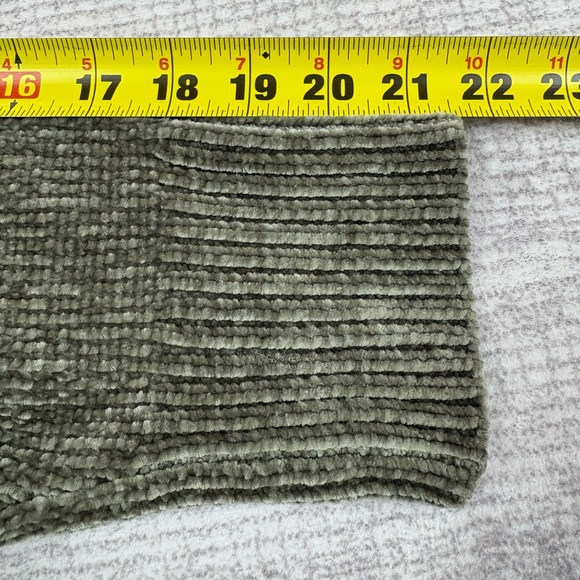 Tommy Bahama Women's Sweater Green  Chenille Knit Top Boat Neck Boxy Cozy Sz L - Picture 5 of 9